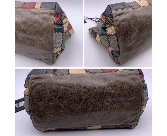 BALENCIAGA Borsa Shopper in Pelle Col. Multicolore Sunday L