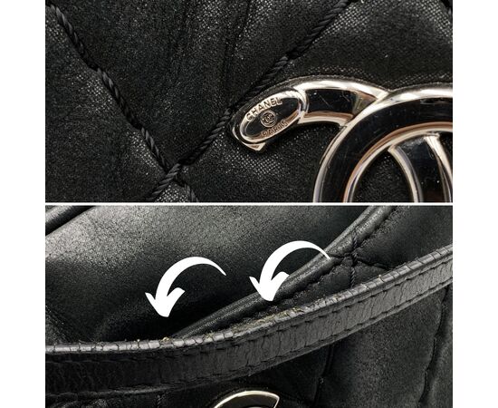 CHANEL Borsa a Tracolla in Pelle Col. Nero Camera M