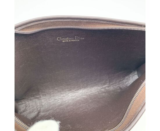 DIOR Pochette Vintage in Tela Col. Marrone Diorissimo S