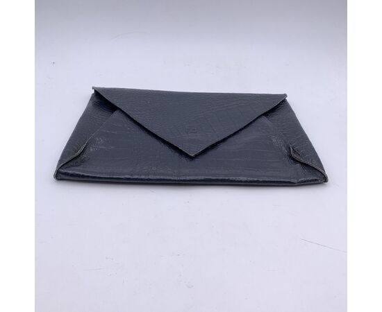FENDI Pochette Vintage in Pelle Col. Blu M