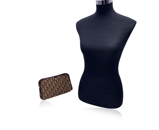 DIOR Pochette Vintage in Tela Col. Marrone Diorissimo S