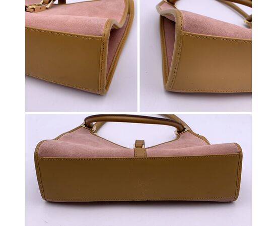 GUCCI Borsa Hobo in Camoscio Col. Rosa Jackie M