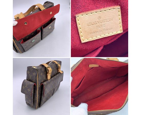 LOUIS VUITTON Borsa Shopper in Tela Col. Marrone Multipli Cite M