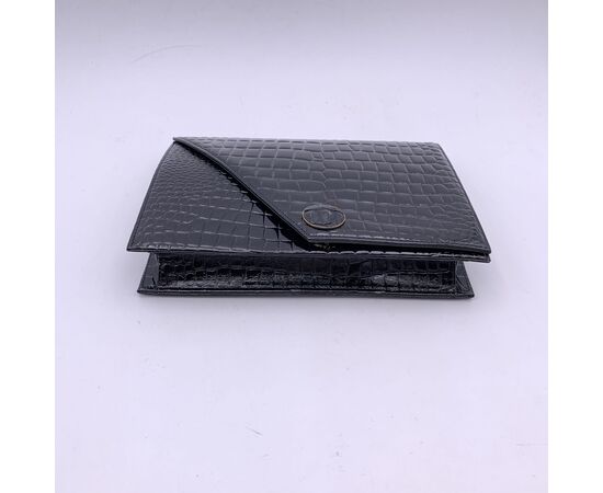 YVES SAINT LAURENT Pochette Vintage in Pelle Lucida Col. Nero S