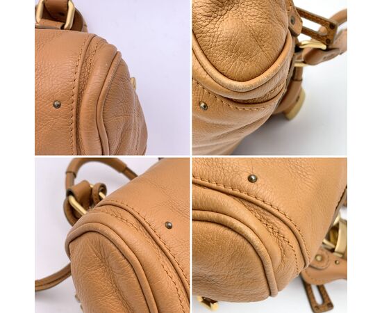 CHLOE Borsa a Mano in Pelle Col. Beige Paddington M