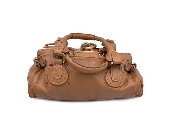 CHLOE Borsa a Mano in Pelle Col. Beige Paddington M