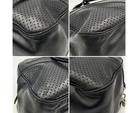 PRADA Borsa a Mano in Pelle Col. Nero Bowling Bag M