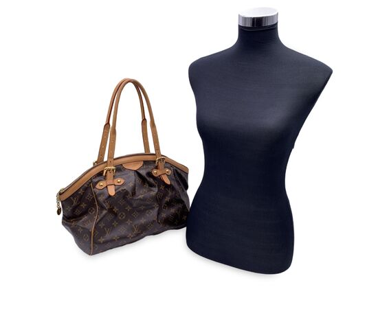 LOUIS VUITTON Borsa Shopper in Tela Col. Marrone Tivoli M