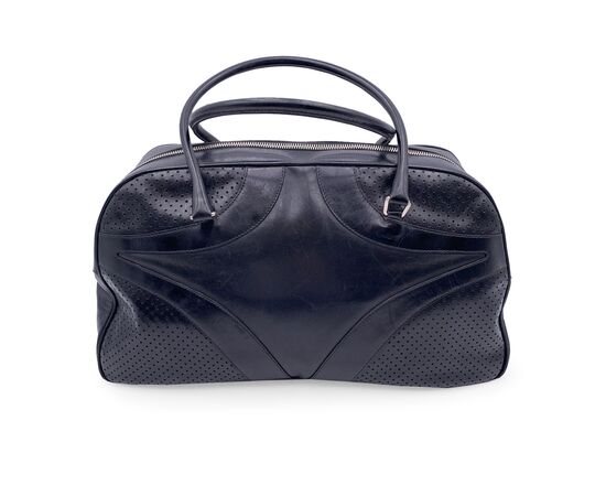 PRADA Borsa a Mano in Pelle Col. Nero Bowling Bag M
