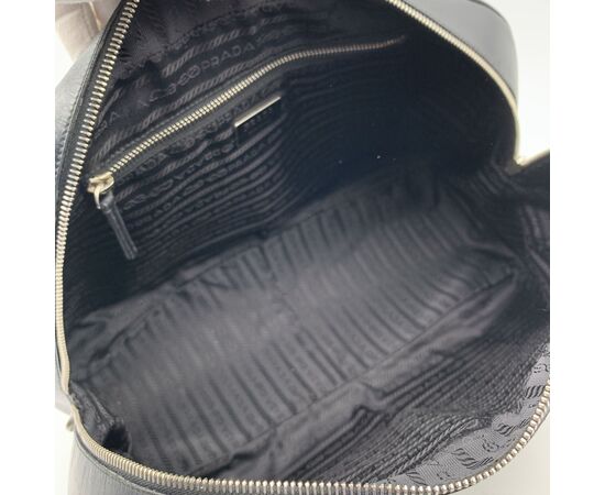 PRADA Borsa a Mano in Pelle Col. Nero Bowling Bag M