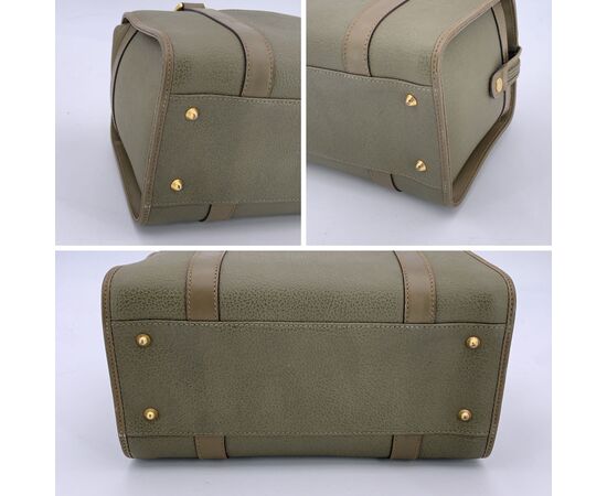 GUCCI Borsa a Mano Vintage in Pelle Col. Verde S
