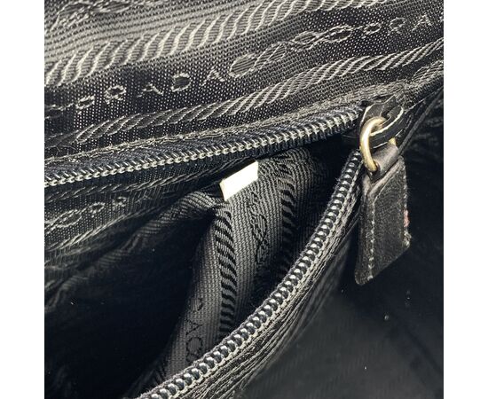 PRADA Borsa Shopper Vintage in Tela Col. Nero Tessuto M