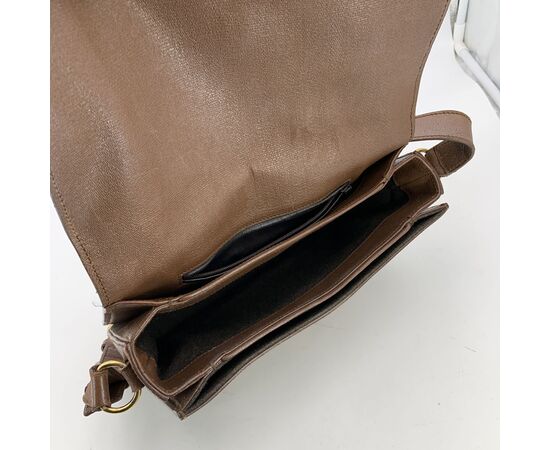 YVES SAINT LAURENT Borsa a Tracolla in Pelle Col. Marrone Chyc M