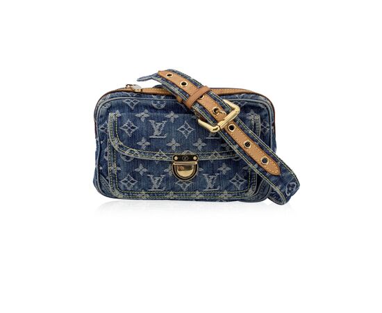 LOUIS VUITTON Borsa a Tracolla in Denim Col. Blu Bum Bag / Sac Ceinture S