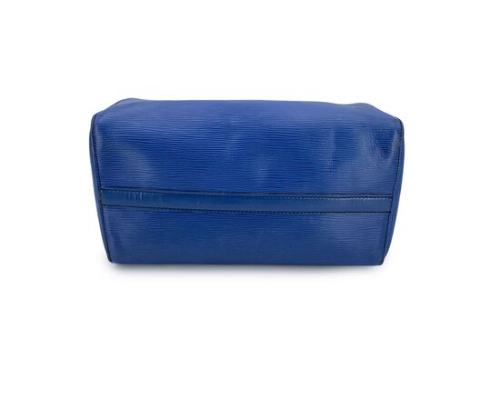 LOUIS VUITTON Borsa a Mano in Pelle Col. Blu Speedy M