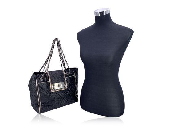 CHANEL Borsa Shopper in Pelle Col. Nero Mademoiselle M
