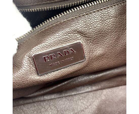 PRADA Borsa a Mano Vintage in Pelle Col. Rosso BN0437 M
