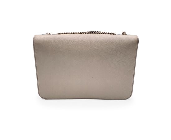 GUCCI Borsa a Tracolla in Pelle Col. Beige Interlocking M