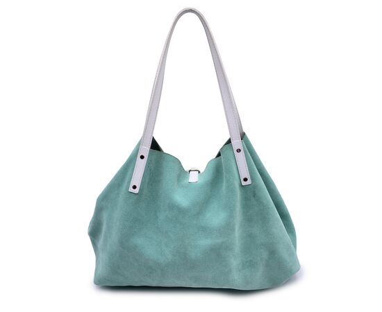 TIFFANY & CO Borsa Shopper in Camoscio Col. Verde M