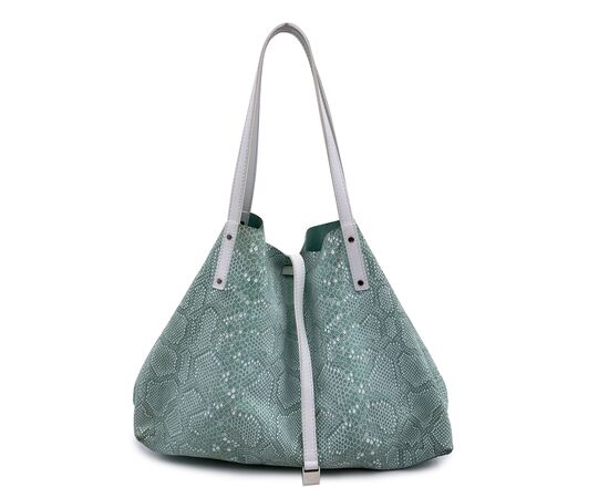 TIFFANY & CO Borsa Shopper in Camoscio Col. Verde M
