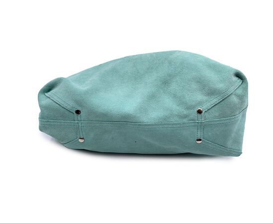TIFFANY & CO Borsa Shopper in Camoscio Col. Verde M
