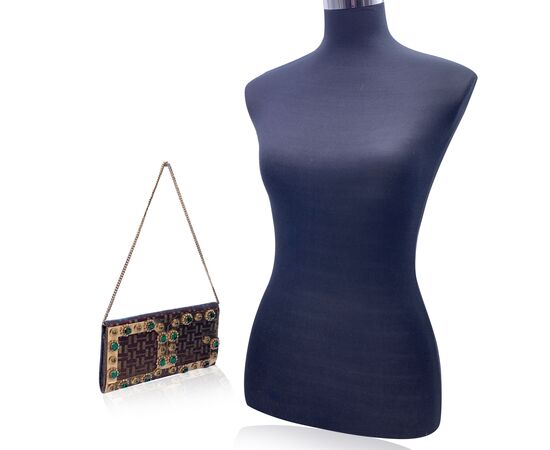 DOLCE & GABBANA Borsa a Tracolla in Tela Col. Multicolore S