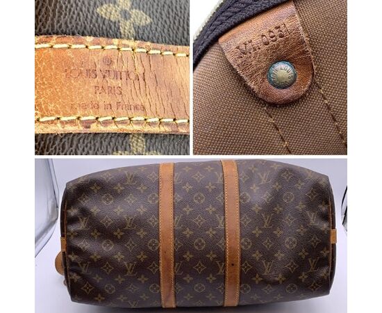 LOUIS VUITTON Borsa da Viaggio in Tela Col. Marrone Keepall L