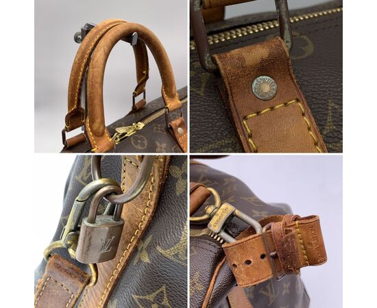 LOUIS VUITTON Borsa da Viaggio in Tela Col. Marrone Keepall L