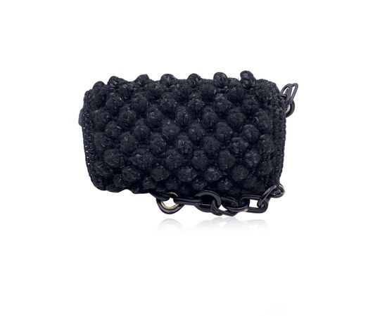 M MISSONI Borsa a Tracolla in Lana Col. Nero S
