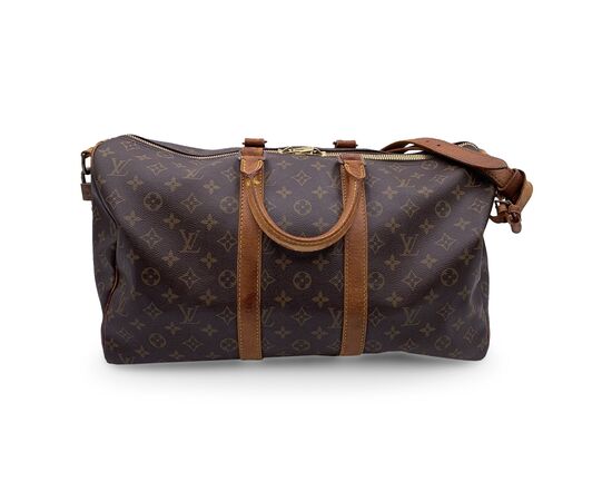 LOUIS VUITTON Borsa da Viaggio in Tela Col. Marrone Keepall L