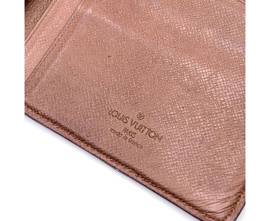LOUIS VUITTON Portafoglio Vintage in Tela Col. Marrone S