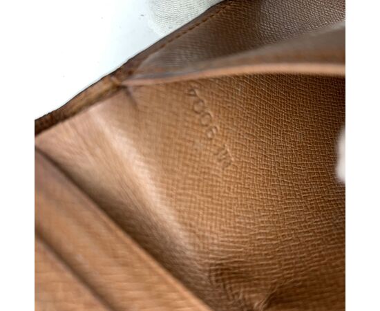 LOUIS VUITTON Portafoglio Vintage in Tela Col. Marrone S