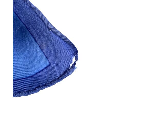 HERMES Foulard Vintage in Seta Col. Blu Carre 90
