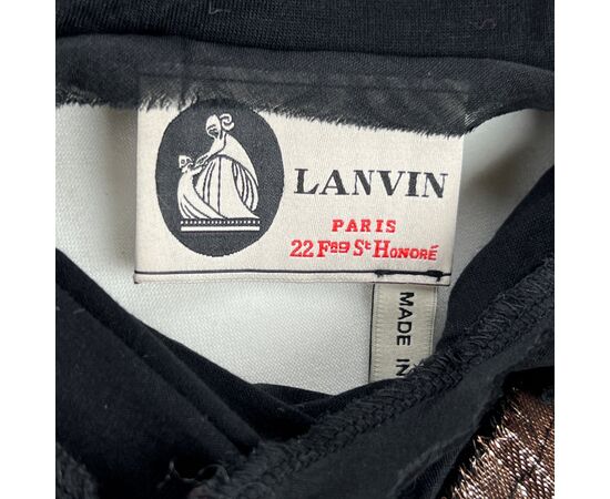 LANVIN Top in Viscosa Col. Nero - 42