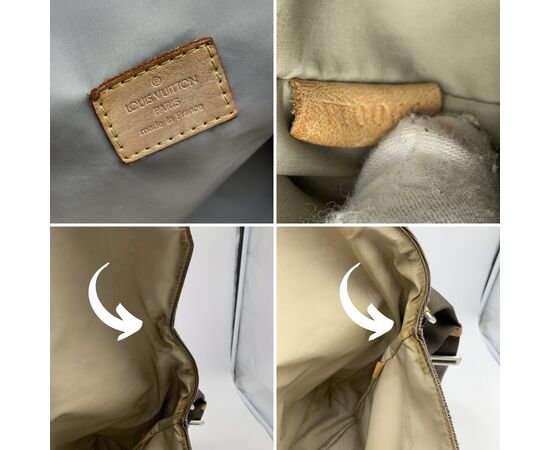 LOUIS VUITTON Borsa a Tracolla in Tela Col. Marrone Terre Damier Geant Messenger M