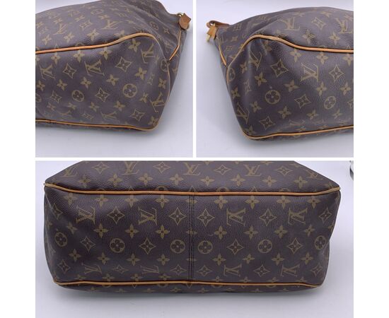 LOUIS VUITTON Borsa Shopper in Tela Col. Marrone Delightful M