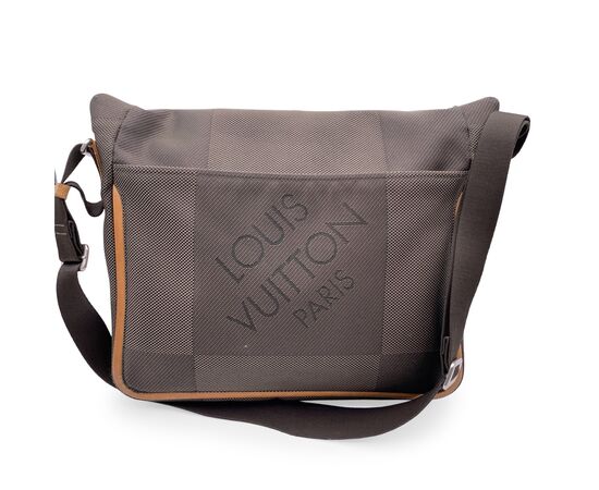 LOUIS VUITTON Borsa a Tracolla in Tela Col. Marrone Terre Damier Geant Messenger M