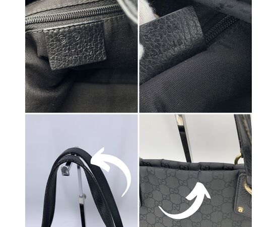 GUCCI Borsa Shopper in Tela Col. Nero Boston M