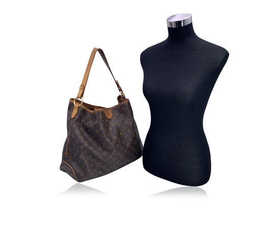 LOUIS VUITTON Borsa Shopper in Tela Col. Marrone Delightful M