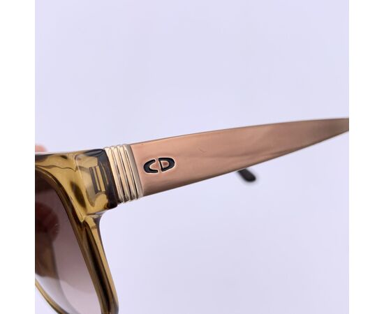 CHRISTIAN DIOR Occhiali da Sole Vintage in Acetato Col. Marrone 2406