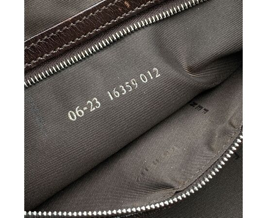 FENDI Borsa a Tracolla in Tela Col. Marrone Zucca S