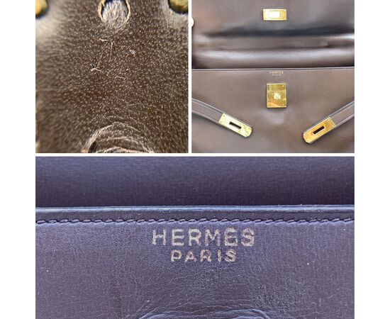 HERMES Borsa a Mano Vintage in Pelle Col. Kelly 35 M