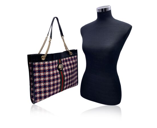 GUCCI Borsa Shopper in Lana Col. Multicolore L