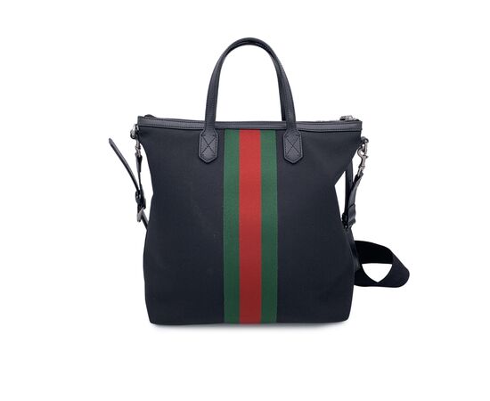 GUCCI Borsa Shopper in Tela Col. Nero Ophidia M