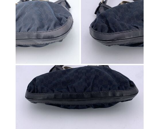 GUCCI Borsa Hobo in Tela Col. Nero M