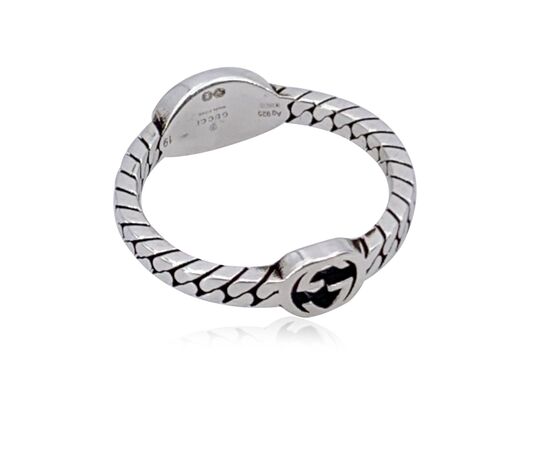 GUCCI Anello in Argento Col. Argento GG Running