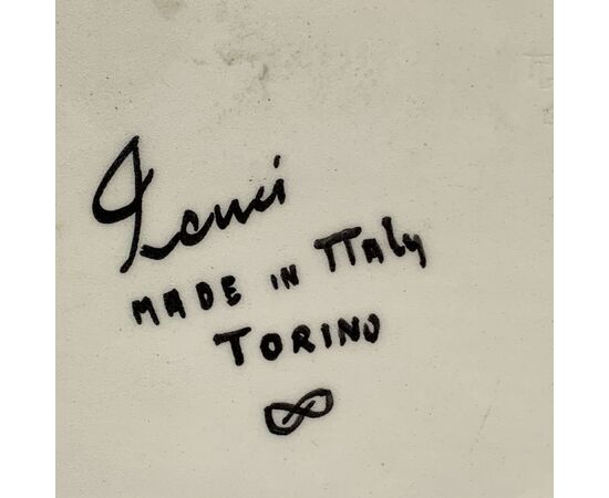 LENCI, SANDRO VACCHETTI, Madonna, ceramica decorata a mano