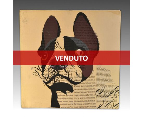 ARMANDO TESTA, “CANE STRABICO”, serigrafia firmata, 1967