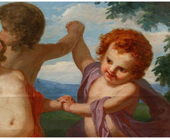 Angelo Monticelli (Milano, 1778-1837), attr., Putti danzanti