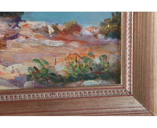 Dipinto olio su tavola, firmato, secolo XX PREZZO TRATTABILE 